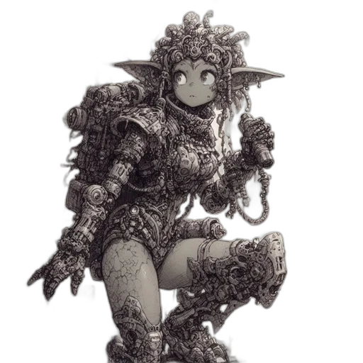 robot, dragon, weapon, dress transparent PNG cut-out