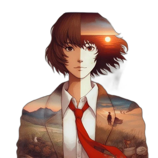 face, mask, robot, jacket transparent PNG cut-out