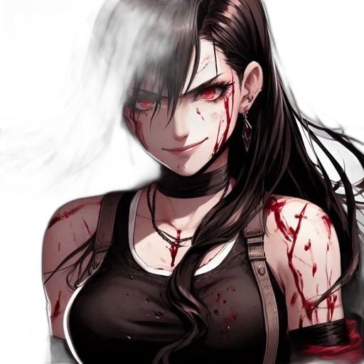 face, comic book art, anime, concept art transparent PNG cut-out