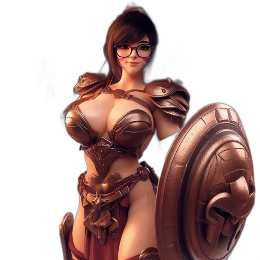 dress, weapon, fantasy art, concept art transparent PNG cut-out