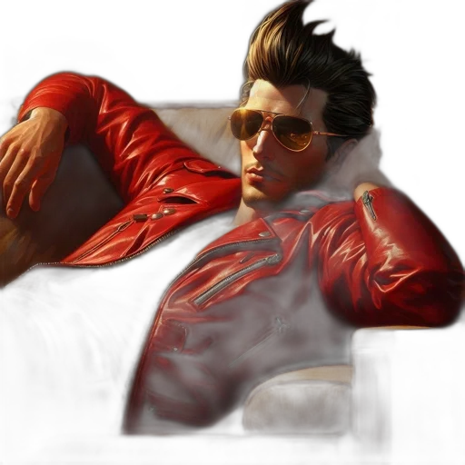 jacket, concept art, photorealistic, comic book art transparent PNG cut-out