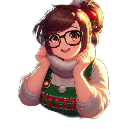 staff, pixel art, anime, cartoon transparent PNG cut-out