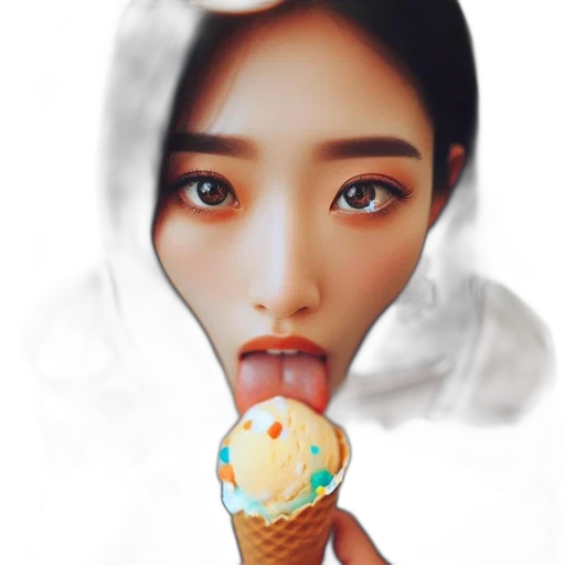 food, face, creature, photorealistic transparent PNG cut-out