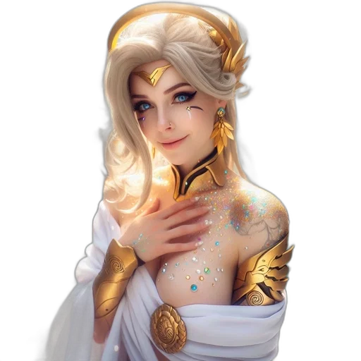 jewelry, crown, staff, dress transparent PNG cut-out