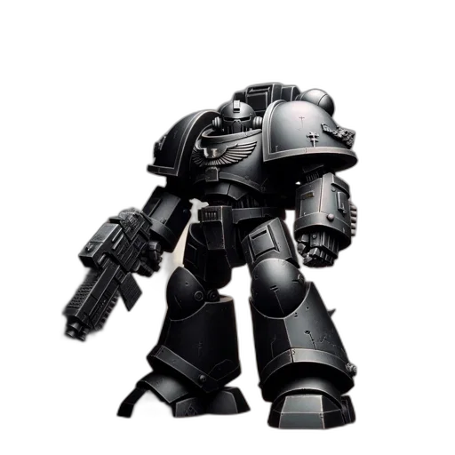 robot, weapon, concept art, 3d render transparent PNG cut-out