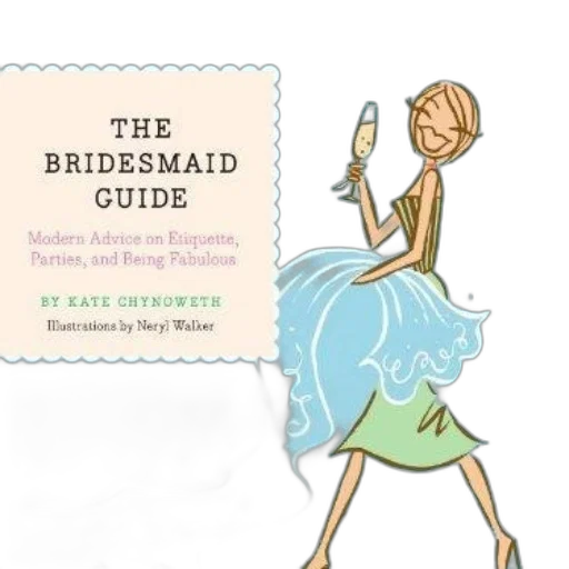 bridesmaid, guide, modern, advice transparent PNG cut-out