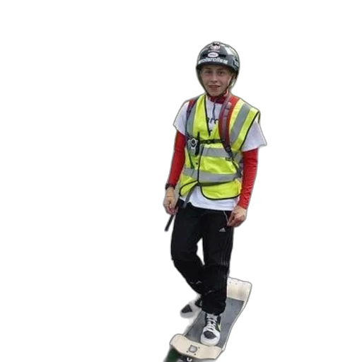 staff, robot, jacket, 3d render transparent PNG cut-out