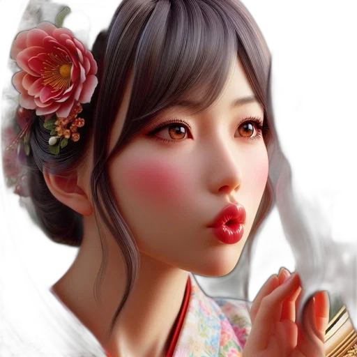 face, photorealistic, fantasy art, oil painting transparent PNG cut-out