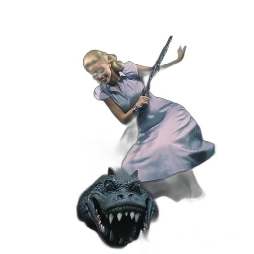 creature, staff, weapon, dragon transparent PNG cut-out