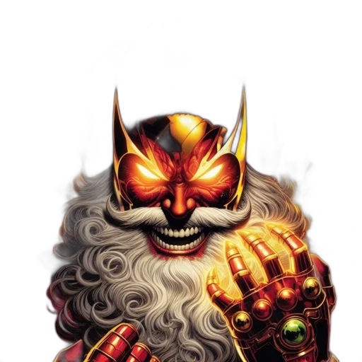 mask, comic book art, concept art, fantasy art transparent PNG cut-out