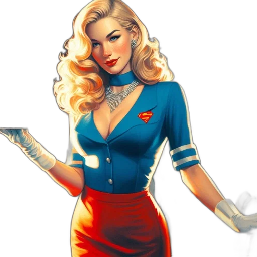 staff, dress, comic book art, concept art transparent PNG cut-out