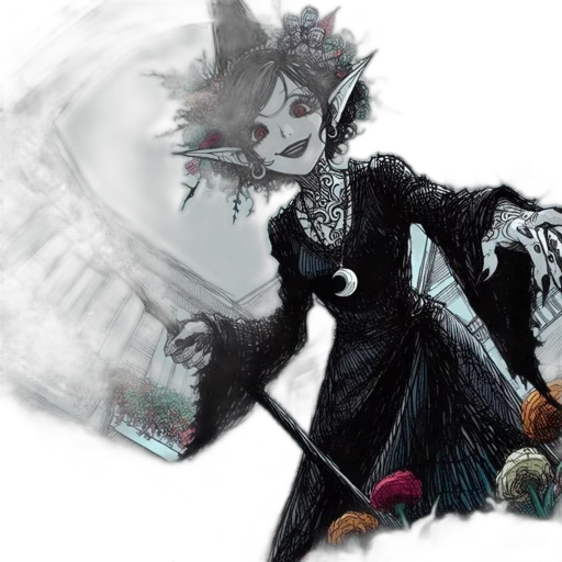 mask, staff, creature, concept art transparent PNG cut-out
