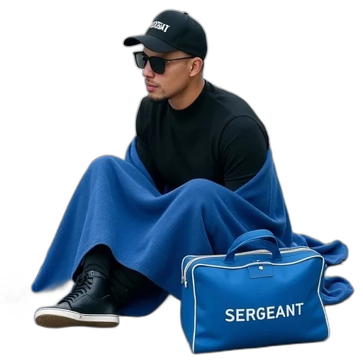 jacket, hat, furniture, 3d render transparent PNG cut-out
