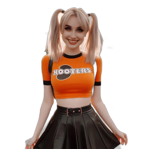 dress, robot, staff, hair transparent PNG cut-out