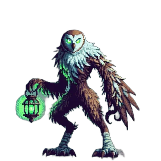 creature, staff, animal, mask transparent PNG cut-out