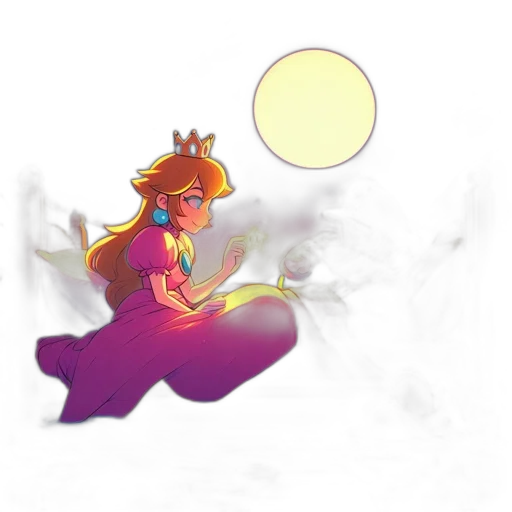 crown, dress, staff, concept art transparent PNG cut-out