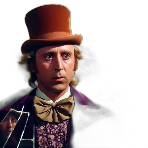hat, photorealistic, man, purple transparent PNG cut-out