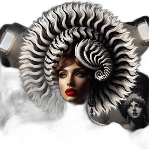 hair, mask, hat, crown transparent PNG cut-out