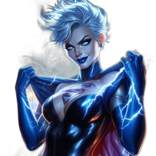 comic book art, concept art, fantasy art, cyberpunk transparent PNG cut-out