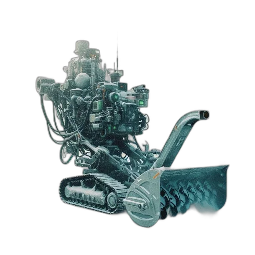 robot, car, weapon, 3d render transparent PNG cut-out