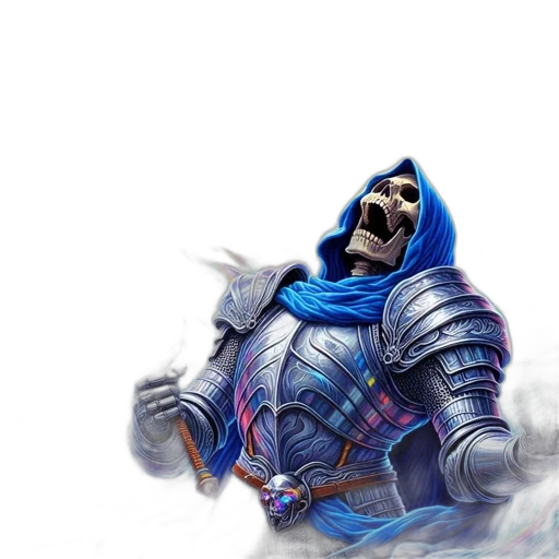 sword, mask, staff, fantasy art transparent PNG cut-out