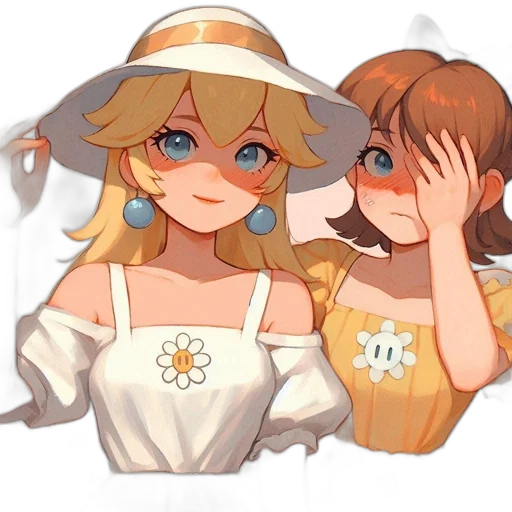 hat, dress, flower, crown transparent PNG cut-out