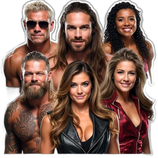 hair, staff, stickers, wrestling transparent PNG cut-out