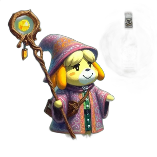staff, weapon, hat, jewelry transparent PNG cut-out