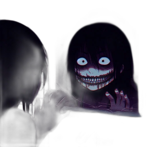 mask, creature, face, hair transparent PNG cut-out