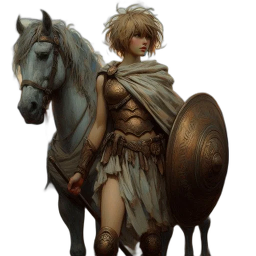 fantasy art, concept art, pixel art, comic book art transparent PNG cut-out