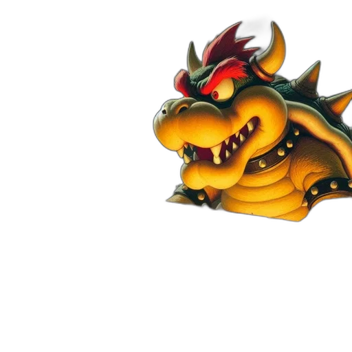 dragon, concept art, 3d render, pixel art transparent PNG cut-out