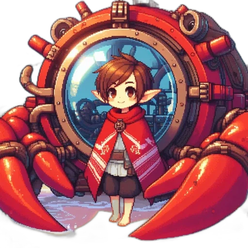 robot, jacket, weapon, creature transparent PNG cut-out