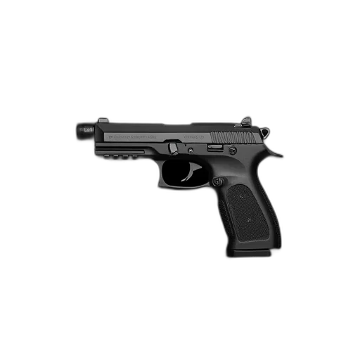 weapon, photorealistic, 3d render, pencil sketch transparent PNG cut-out