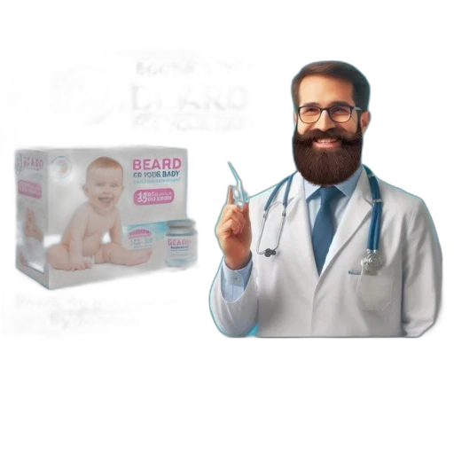doctor, character, holds, box transparent PNG cut-out