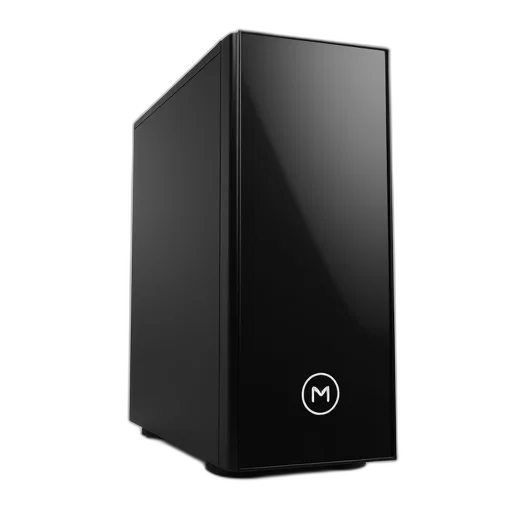 3d render, sleek, modern, black transparent PNG cut-out