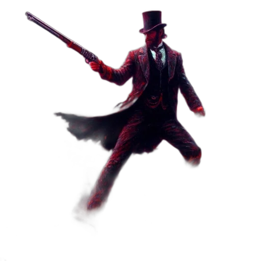 staff, weapon, umbrella, hat transparent PNG cut-out