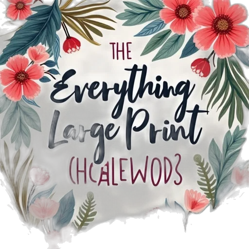 everything, large, print, crossword transparent PNG cut-out