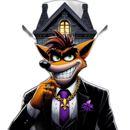 staff, mask, animal, jacket transparent PNG cut-out