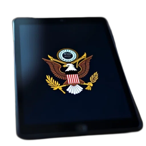 3d render, tablet, screen, has transparent PNG cut-out