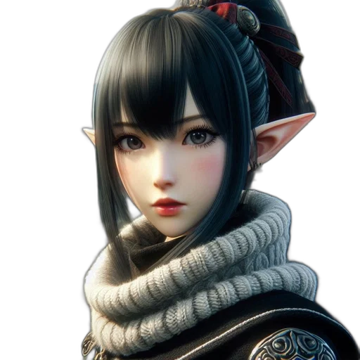 face, staff, dragon, fantasy art transparent PNG cut-out