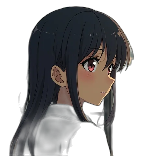 face, hair, crown, staff transparent PNG cut-out