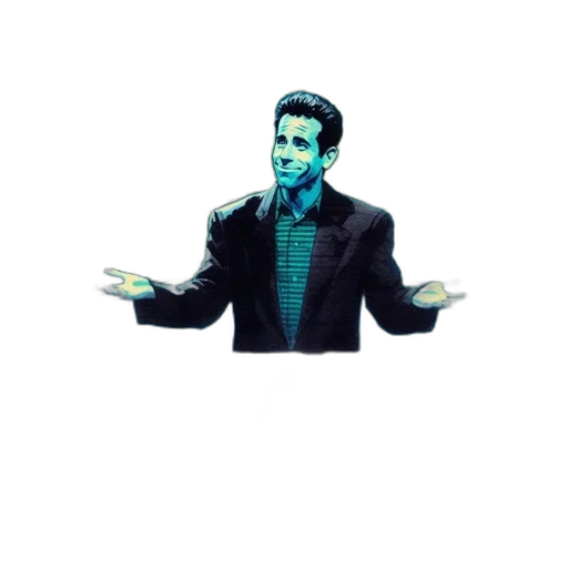 jacket, umbrella, robot, face transparent PNG cut-out