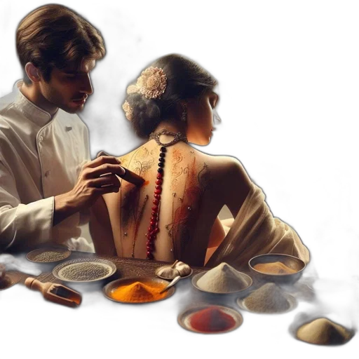 food, jewelry, dress, oil painting transparent PNG cut-out