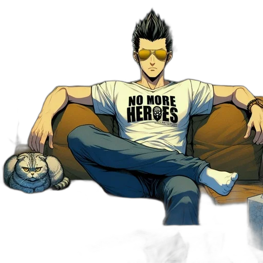 comic book art, concept art, anime, cartoon transparent PNG cut-out