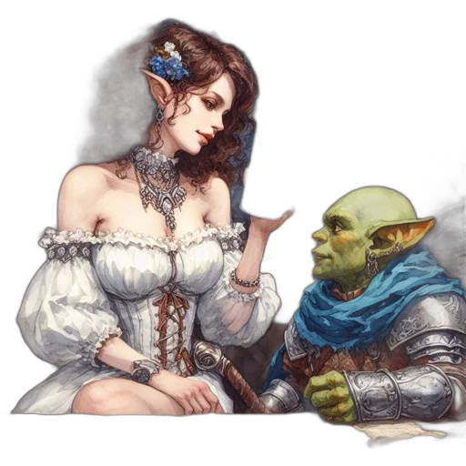 fantasy art, concept art, pixel art, photorealistic transparent PNG cut-out