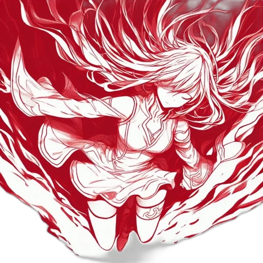 dragon, mask, hair, face transparent PNG cut-out
