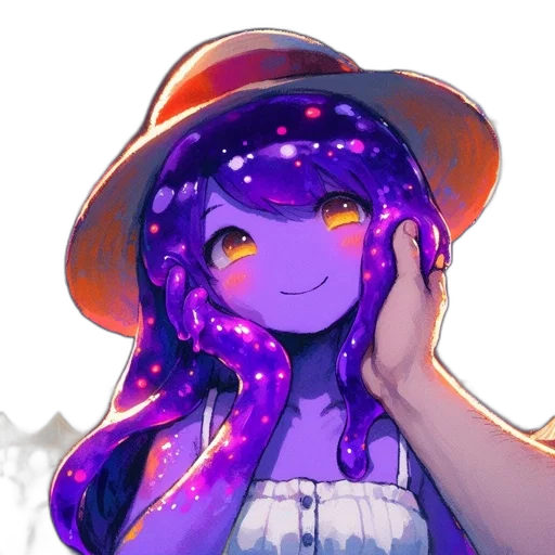 hat, staff, creature, dress transparent PNG cut-out