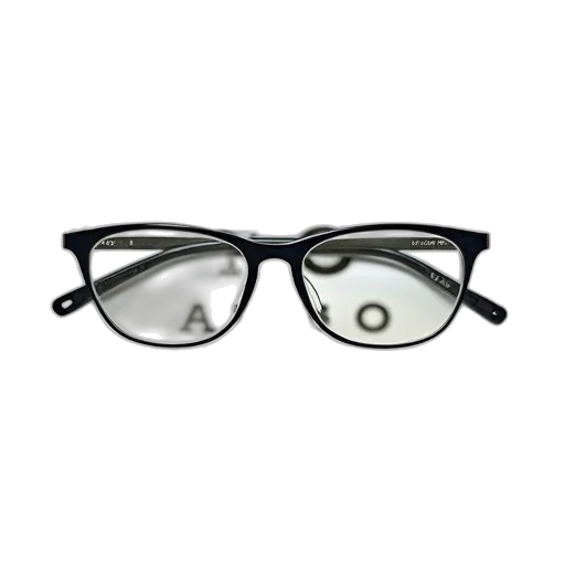 3d render, pair, glasses, eye transparent PNG cut-out