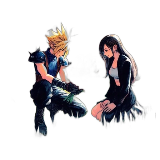 pixel art, concept art, fantasy art, anime transparent PNG cut-out