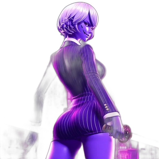 robot, dress, jacket, cyberpunk transparent PNG cut-out